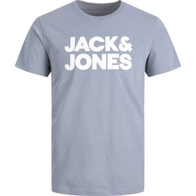 Resim Jack & Jones Bisiklet Yaka Logolu Tişört 