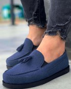 Resim Erkek  Loafer Erkek Ayakkabı Mavi 