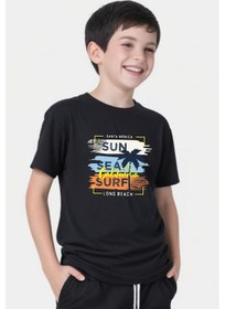 Resim Panios Kids 3'lü Hope-sun-sk Baskılı Erkek Çocuk Kısa Kollu T-shirt Çok Renkli 