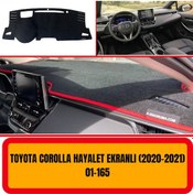 Resim Toyota Uyumlu COROLLA 2019+ HAYALET EKRAN ÖN GÖĞÜS / PANEL / TORPİDO KORUMASI - KILIFI - HALISI 