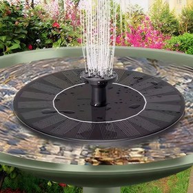 Resim 1 adet Güneş Enerjili Çeşme, Güneş Enerjili Çeşme Kuş Banyosu Pompası, Bağımsız Yüzen Taşınabilir Yüzen Güneş Enerjili Çeşme Pompası Bağımsız Taşınabilir Yüzen Güneş Enerjili İçme Suyu Pompası Bahçe, Gölet, Yüzme Havuzu, Açık Hava ve Arka Bahçe için 