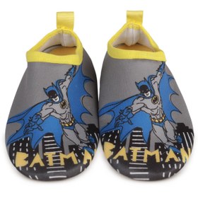 Resim Batman Baskılı Tabanlı 26-30 Numara Deniz Ayakkabısı - Gri - Gri / 26 Numara 