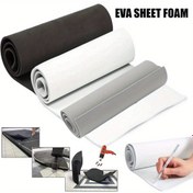 Resim 35x100cm Siyah EVA Köpük Levha Rulosu - 1mm ile 10mm Kalınlık Arası, Yüksek Yoğunluklu, Cosplay, El Sanatları ve DIY Projeleri için, Cosplay Kostüm Panoları, Mükemmel Halloween için 