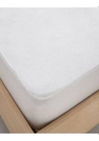 Resim Mycey Çift Kişilik 160x200 Cm Sıvı Geçirmez Fitted Alez Micro Kumaş Alez Beyaz 
