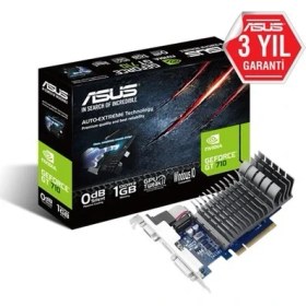 Resim Asus Nvidia GeForce GT 710 1GB 64Bit GDDR3 (DX11) PCI-E 2.0 Ekran Kartı (710-1-SL) 