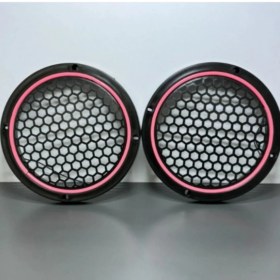 Resim 20 cm Oto Petek Desenli Neon Mid Kasnağı Pembe Takım 