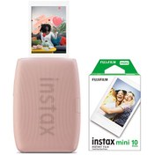 Resim Fujifilm Instax Mini Link 3 Pembe Akıllı Telefon Yazıcısı ve 10'lu Mini Film 