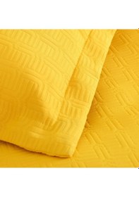 Resim Cedric Sarı Çift Kişilik Yatak Örtüsü Sarı 
