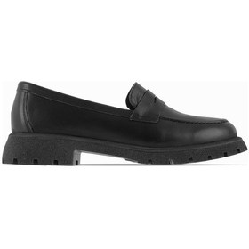 Resim Divadonna 4242 Kadın Hakiki Deri Loafer Tipi Casual Ayakkabı Siyah Siyah 