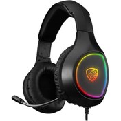 Resim Hytech HY-G5 X-CONAN Siyah RGB Işıklı PC-PS4-XBOX-Telefon Destekli Gaming Oyuncu Mikrofonlu Kulaklık 