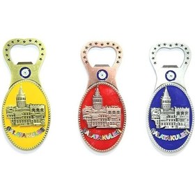 Resim Kenpazar Yöresel Galata Kulesi Magnet Ve Açacak 