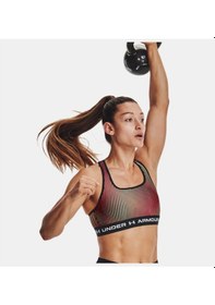 Resim Under Armour Kadın ArmourMid Çapraz Sırtlı Baskılı Spor Sütyeni 513124088 
