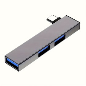 Resim Kompakt 3 Portlu USB Hub - USB 2.0 ve USB 3.0 Bağlantıları, Yüksek Hızlı Veri Aktarımı, Dayanıklı Metal Kasa, Taşınabilir USB Bölücü - Dizüstü Bilgisayar, Flash Sürücü, HDD, Konsol, Yazıcı, Kamera, Klavye, Fare için Cihaz Bağlantısı | Yükseltilmiş USB Bölücü 