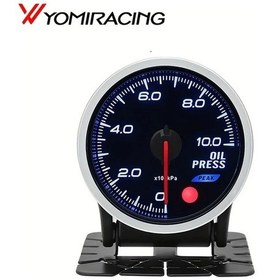 Resim Challenger Yomıracıng 12v 52mm 8 Renk Yağ Basınç Ve Devir Göstergesi Siyah Gm Araçlar İçin 
