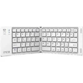 Resim Inca IBK-580BT Bluetooth Katlanabilir Kablosuz Klavye-Beyaz 