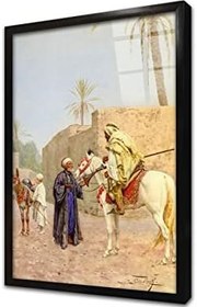 Resim Tartışma Çerçeveli Cam Tablo 20x30 cm CB21061 