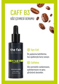 Resim the fair. Caff-B3 Eye Illume Koyu Halka ve Aydınlatıcı Göz Serumu 30 ML 