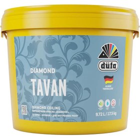 Resim Düfa Diamond Mat Tavan Boyası Beyaz 17.5 L 