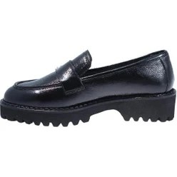 Resim Poletto Deri Sıyah Loafer Düz 780 23 