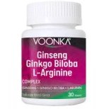 Resim Voonka Ginseng, Ginkgo ve L-Arjinin İçeren Takviye Edici Gıda 30 kapsül 