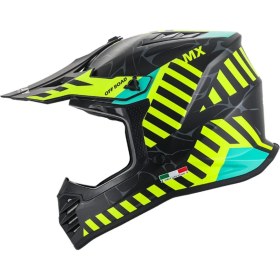Resim Sway - FS-618 Alert Cross Kask - Mat Siyah Sarı - Xlarge Beden 