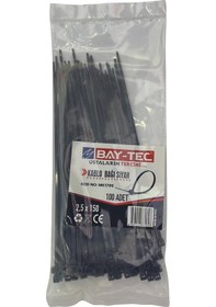 Resim Bay-tec Kablo Bağı Siyah 2.5x100 