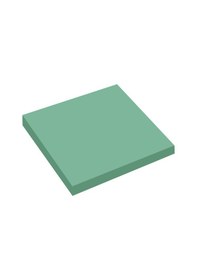 Resim Şeffaf Post-it Yapışkanlı Not Kağıdı YEŞİL 76x76 Mm. 50 Yaprak 