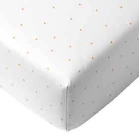 Resim Stars %100 Organik Pamuk Çocuk Lastikli Çarşaf 100 x 200 cm 