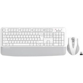 Resim A4 Tech Fg2500s Beyaz Plus 2.4ghz Fn-mm Türkçe Q 3200dpı Klavye & Mouse Set Diğer 
