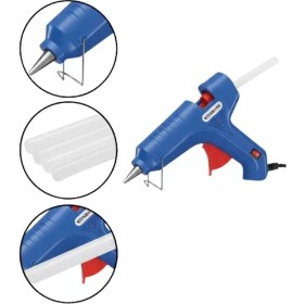 Resim Hobi ve Tamir Için 80 W Silikon Tabancası 11 mm Uyumlu 5 Silikon Hediyeli 