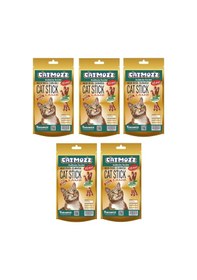 Resim Catmozz Kuzu Etli Yetişkin Kedi Ödül Çubuğu 5 x 10'lu 