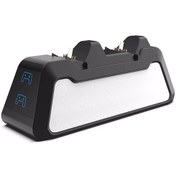 Resim Skycity Ps5 Kablolu Kumanda Şarj İstasyonu, 2 Kumandayı Hızlı Şarj Edebilir, Led Göstergeli, Açık/full Şarj Tespiti, Usb İle Çalışır, Siyah 