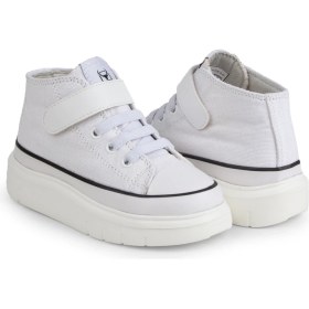 Resim Buckhead BUCK4490 Kız Çocuk Düz Tabanlı Beyaz Axel Converse Sneaker Ayakkabı 