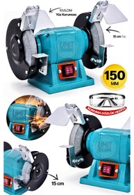 Resim PROXTECH Profesyonel Taş Motoru Çark Motoru | Bıçak Balta Bileme Zımpara Makinesi | 150 MM 