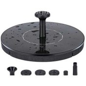 Resim Pazly Polikristalin Güneş Panelli Açık Havuz Yüzen Çeşme Kuş Küveti Bahçe Su Çeşmesi Işıklı 