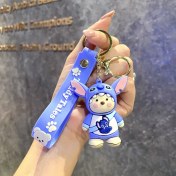 Resim OEMG Yeni Çizgi Film Animasyon Stitch Serisi Yumuşak Kauçuk Anahtarlık Bebek Çantası Kolye Anahtarlık Küçük Hediye (Yurt Dışından) 