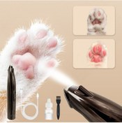 Resim Vkemall Kablosuz Evcil Hayvan Tırnak/ Tüy Kesici, Led Işıklı, 50db Alçak Gürültü, Usb Şarjlı, Profesyonel Tıraş Makinesi 