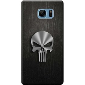 Resim Ceppare Samsung Galaxy Note Fe Kılıf (Fan Edition) SM-N935F Desen Baskılı Silikon Kapak Kuru Kafa STK:586 