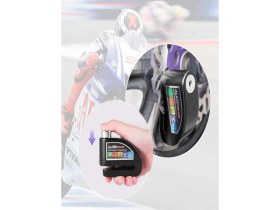 Resim Deanb ISO9001 Kalite 6mm Çelik Pim Motosiklet Bisiklet Scooter Alarmı Disk Fren Kilit Alarmlı Motor Kilidi 