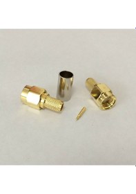 Resim SMA Erkek Sıkmalı Kablo Konnektörü RG58-59-142-223-400 LMR195-200 