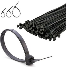 Resim 370 3.6Mm - Siyah - 37 Cm Kablo Bağı - 100 Adet 