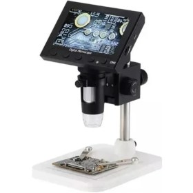 Resim Derin Stok 1000X 2.0mp USB Dijital Elektronik Mikroskop 8 LCD Ekran VGA Büyüteç DM4S 