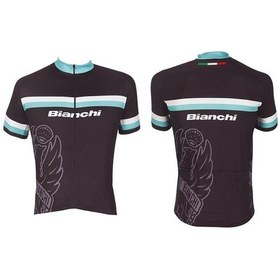 Resim Bianchi Sport Kısa Kol Forma Siyah/Celeste/Beyaz(Xxl) Mavi - Siyah 