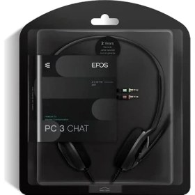 Resim Epos Epos(Sennheiser) Pc 3 3.5mm 2 Jaklı Çift Taraflı Mikrofonlu Kablolu Kulaküstü Kulaklık 