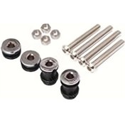 Resim Cloudstore Sporster Xl 883 1200 2004 Sonrası Siyah Ayrılabilir Sissy Bar Arkalık Donanım Kiti 