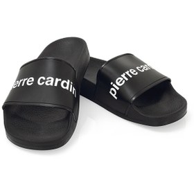 Resim Pierre Cardin Plaj Havuz Deniz Siyah Erkek Terlik 