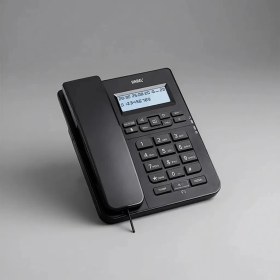 Resim Karel Kablolu Ekranlı Masaüstü Telefon TM-145 Ergonomik Tasarım ve Hattan Besleme Özelliği 