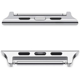 Resim Apple Watch 42 44 45MM Uyumlu Metal Kordon Tokası Kayış Adaptörü Pimli 
