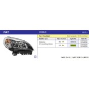 Resim AYFAR FAR DOBLO KROM CERCEVE MOTORLU 15 SOL 