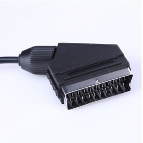 Resim Ps2 Av Rgb Tv Scart çevirici Dönüştürücü Bağlantı Kablosu 
